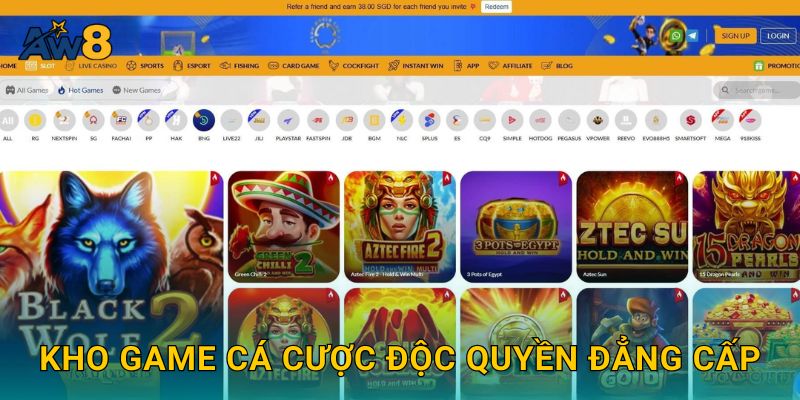 Trang chủ 8 Kho game cá cược độc quyền đẳng cấp